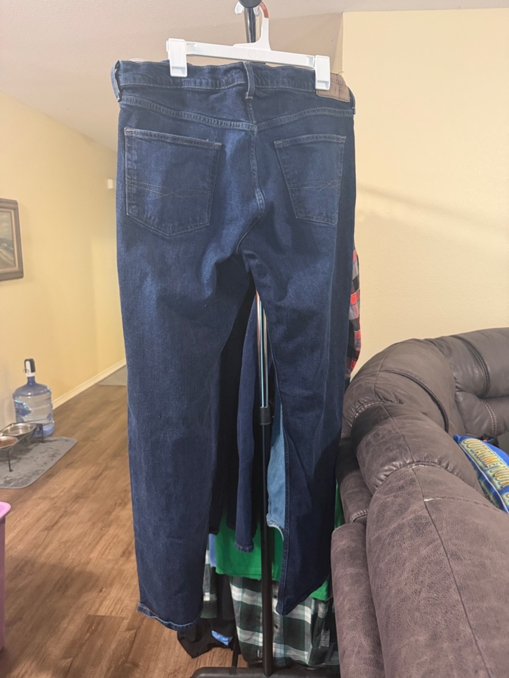 Levi's Men's Dark Blue Bootcut Jeans - Picture 5 of 7